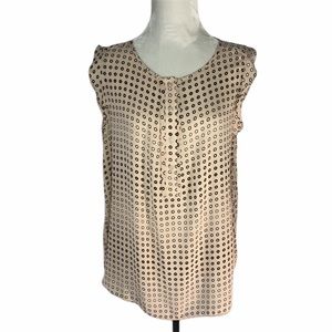 Ann Taylor Loft Woman's Pink Blouse Sleeve less